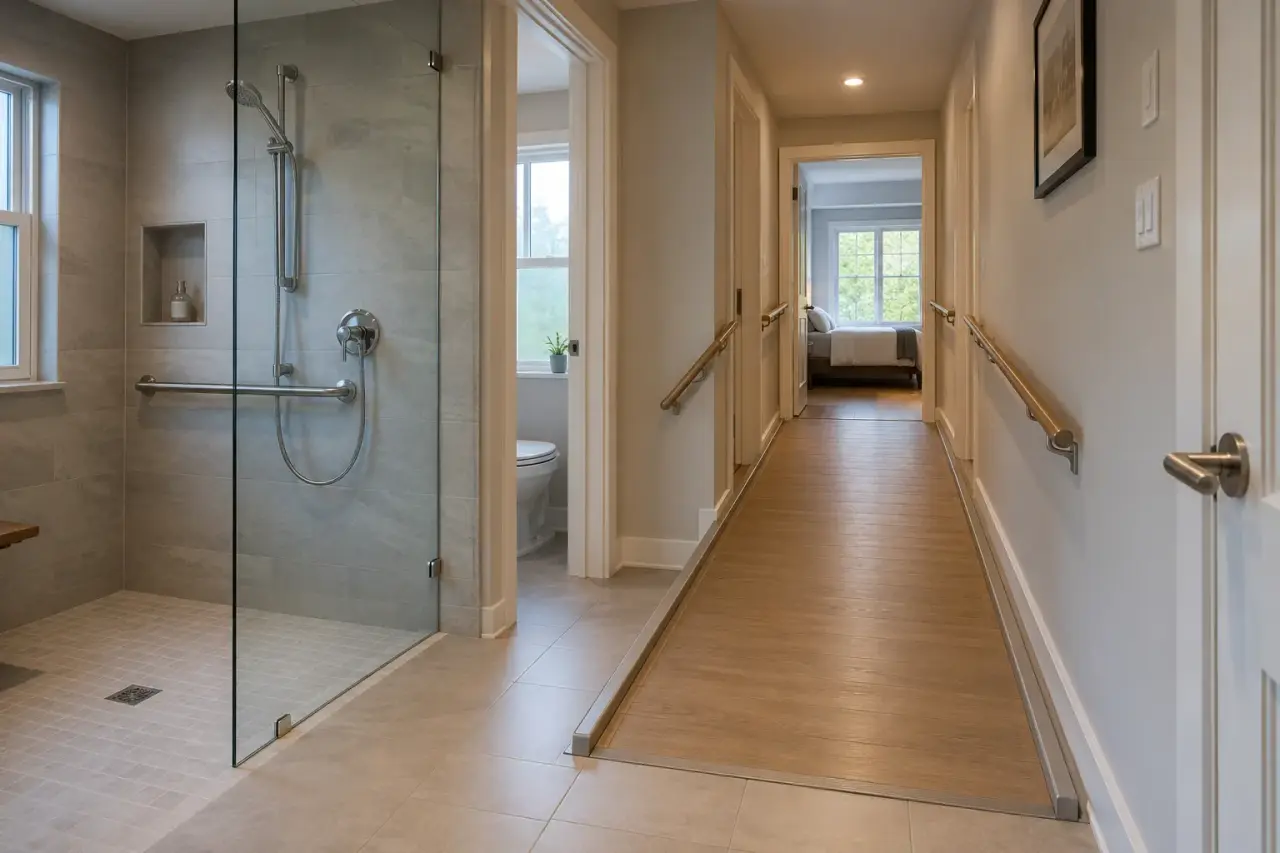 Accessibility Renovations being designed and built by Andare Homes