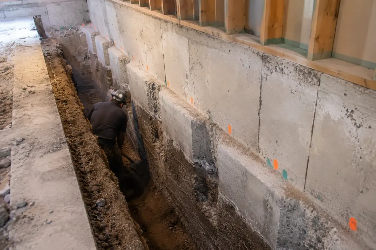 Basement Underpinning in Maple