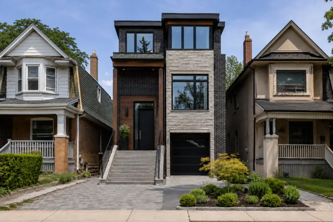Custom Infill Homes being designed and built by Andare Homes