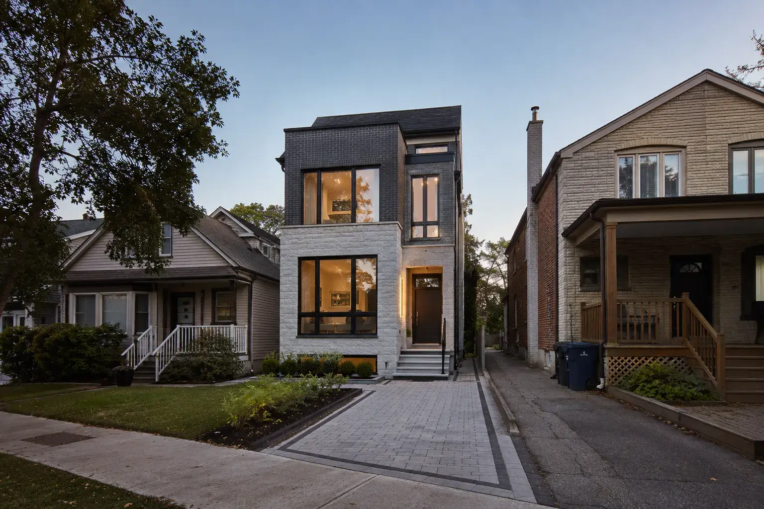 Custom Infill Homes, designed and built by Andare Homes