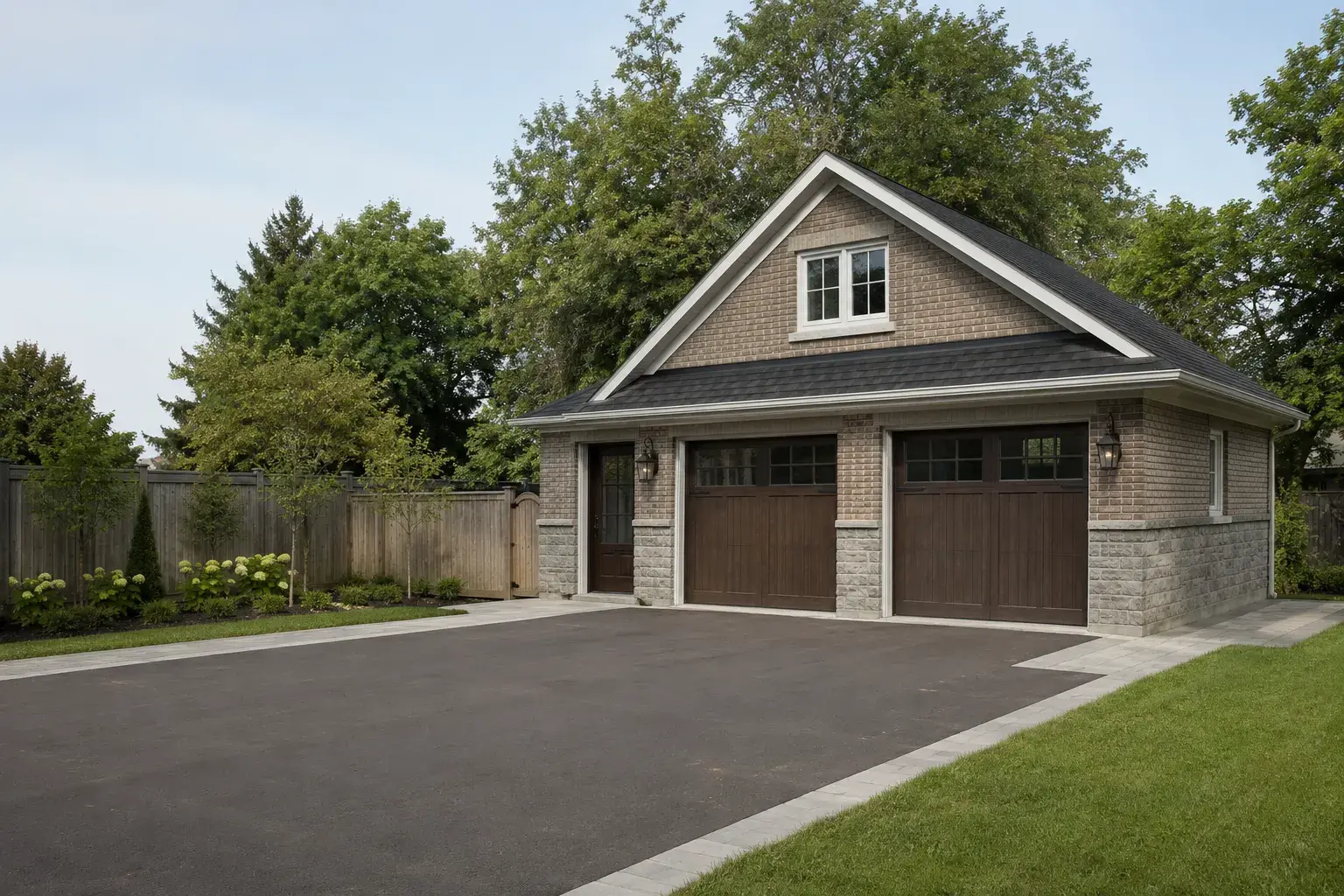 Detached Garages in Maple, Ontario, designed and built by Andare Homes