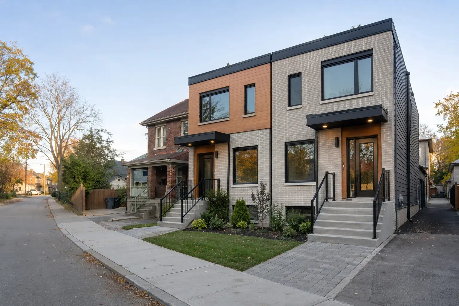 Duplex Construction, designed and built by Andare Homes
