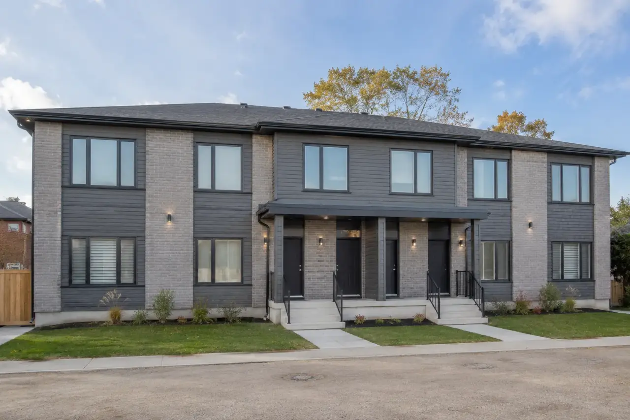Fourplex Construction being designed and built by Andare Homes