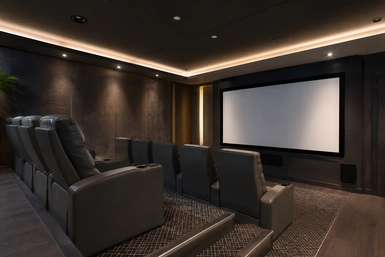 Home Theatres and Media Rooms, designed and built by Andare Homes