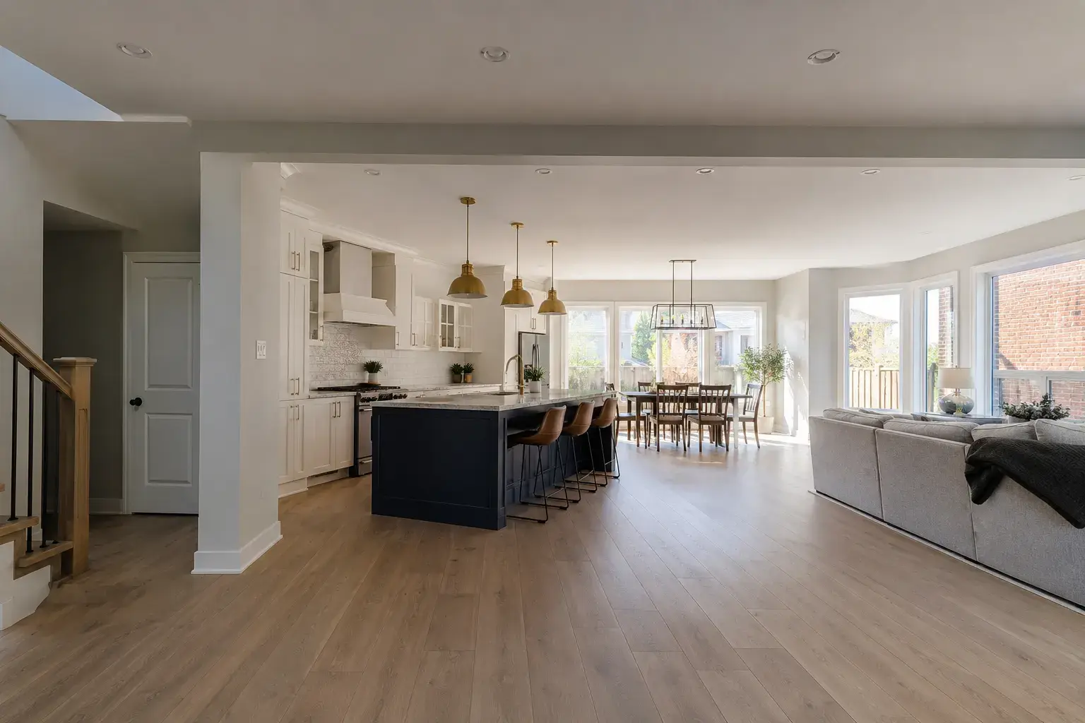 Open Concept Renovations, designed and built by Andare Homes