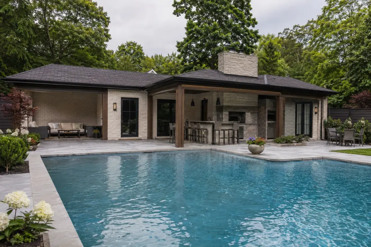 Pool Houses and Cabanas being designed and built by Andare Homes