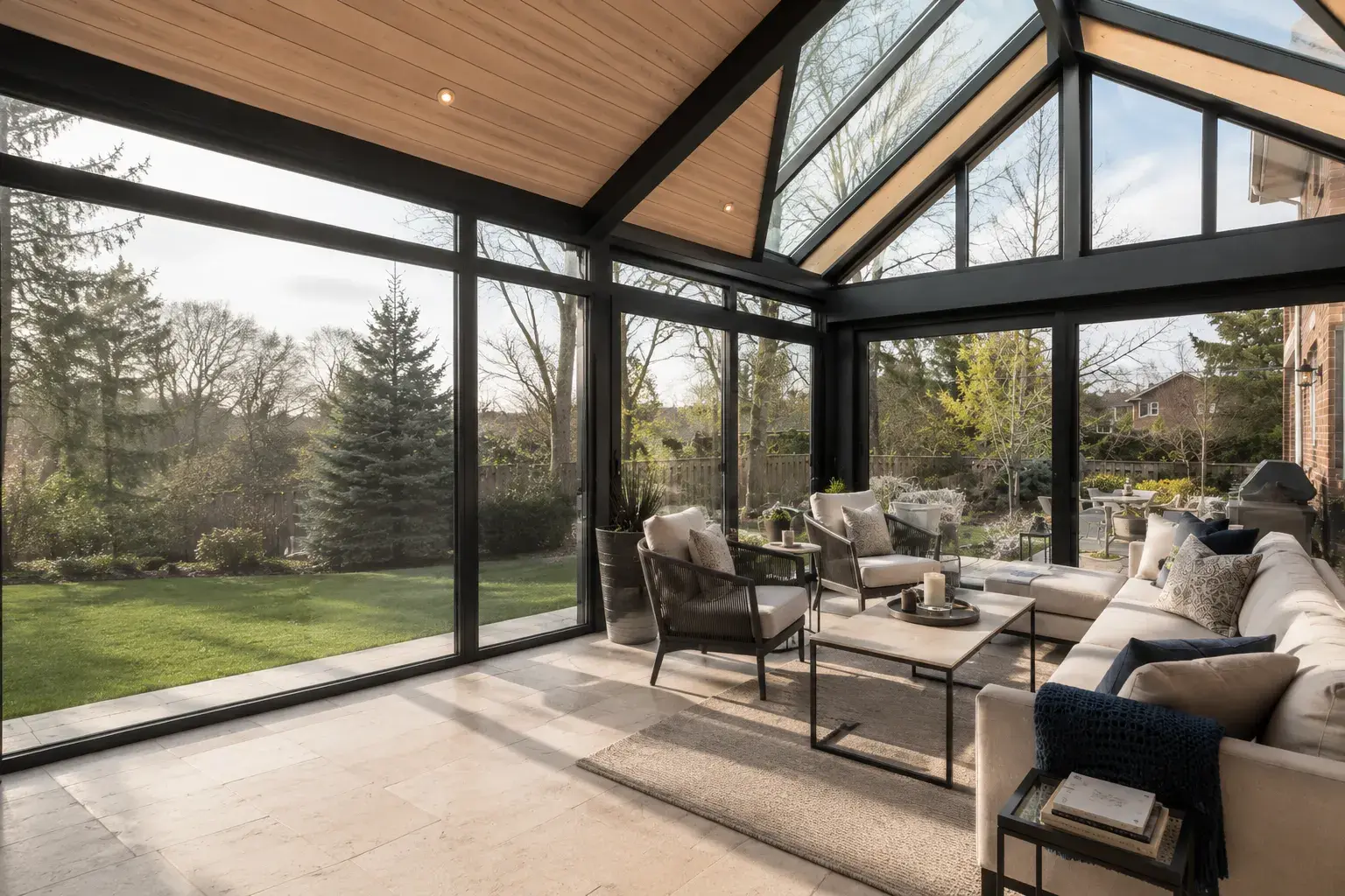 Sunrooms and Four Season Rooms, designed and built by Andare Homes