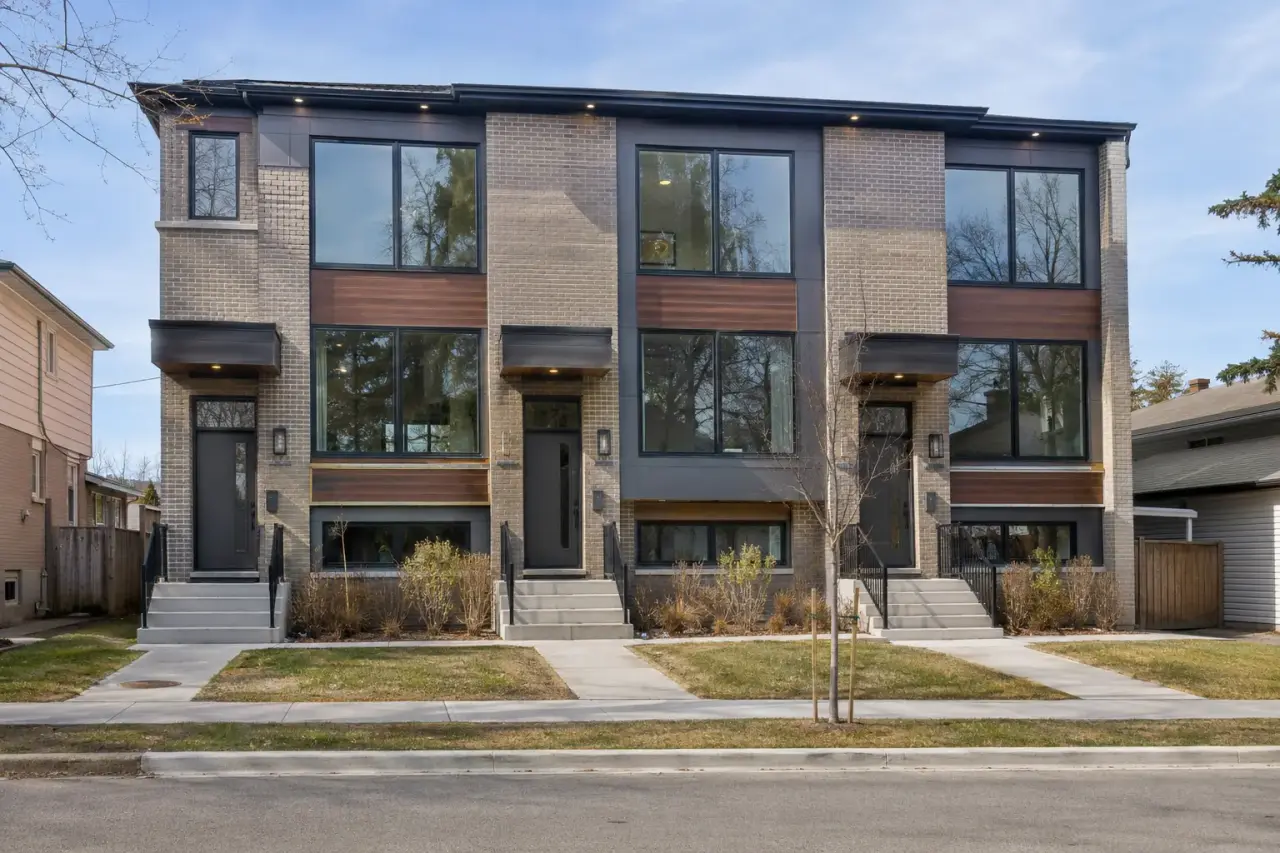 Triplex Construction being designed and built by Andare Homes