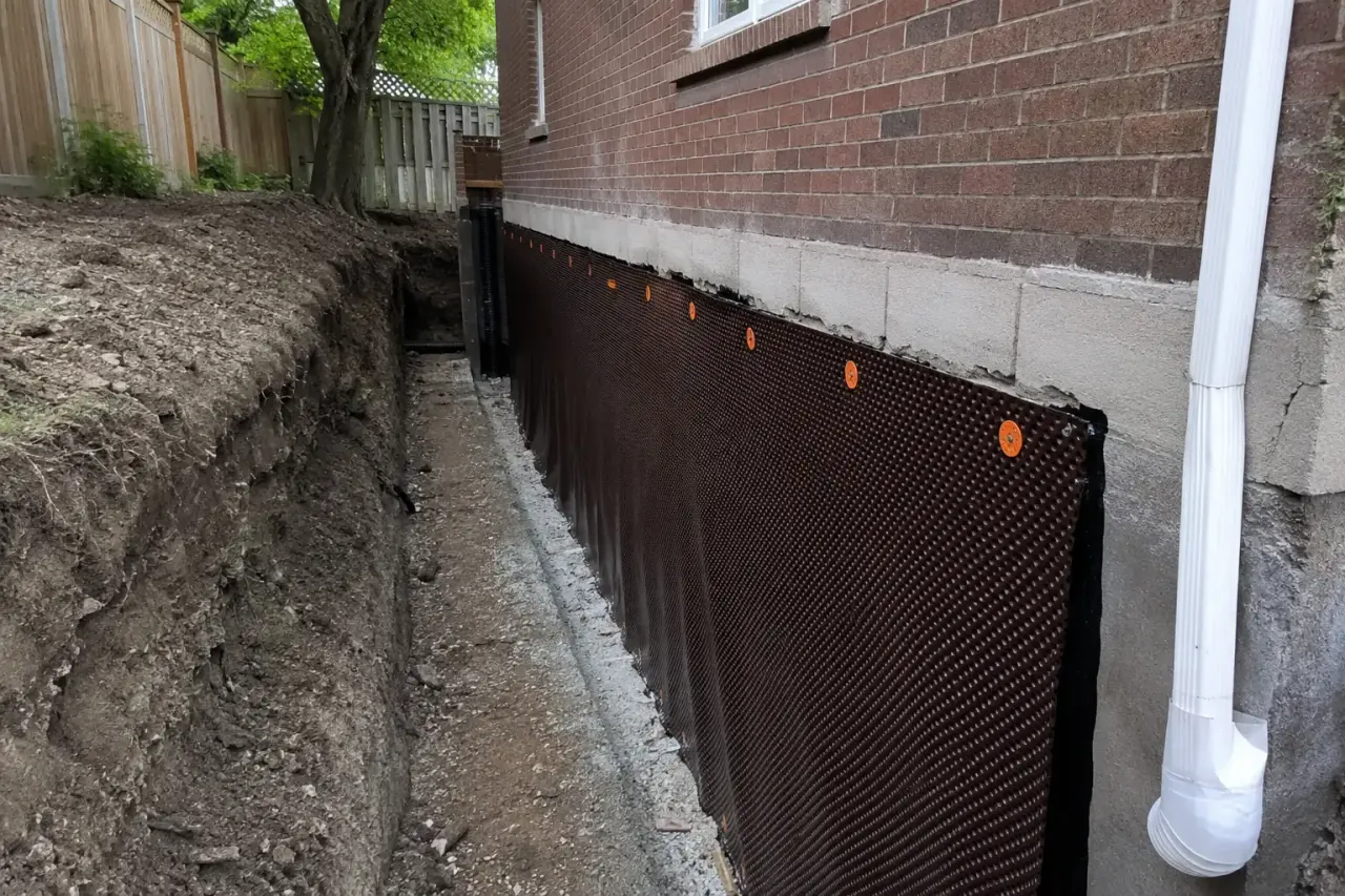 Residential Waterproofing being designed and built by Andare Homes